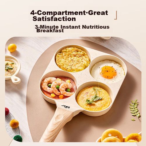Sartén 4 en 1 de cerámica para huevos 8.5cm BEAREWAN