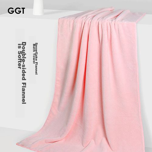 Toalla de baño microfibra 70x140cm Rosa GGT