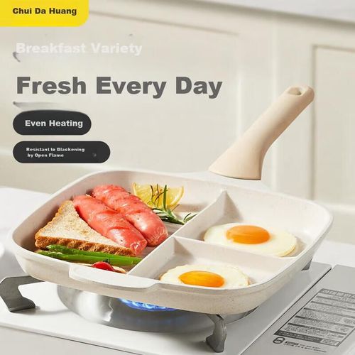 Sartén 3 en 1 antiadherente 26cm Blanco COOKER KING