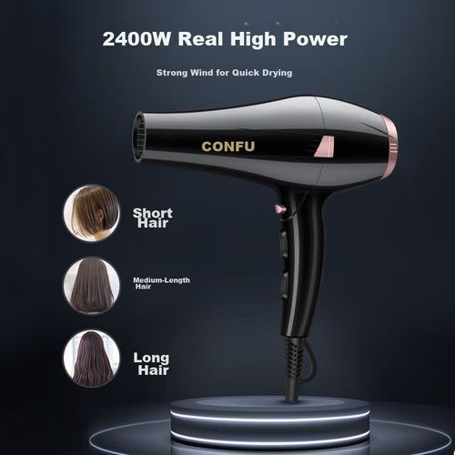 Secador de cabello KF-8946 2400W Negro CONFU
