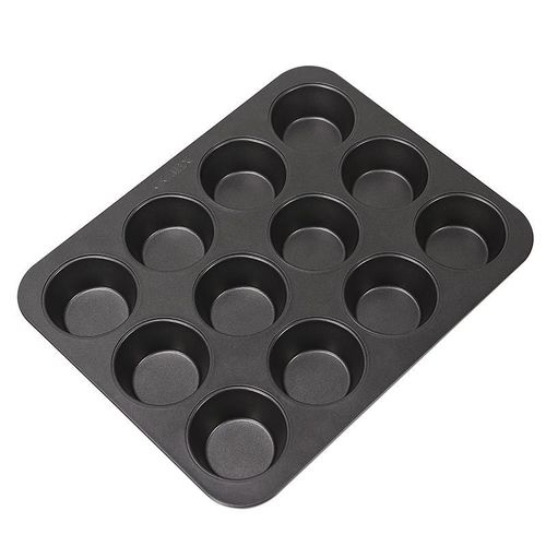 Molde para Muffins CHEFMADE 25.7x32.5x7cm Negro