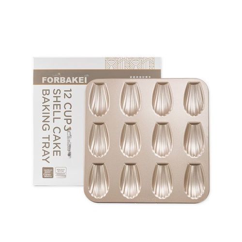 Molde para hornear 12 cavidades 280x280x10mm Dorado