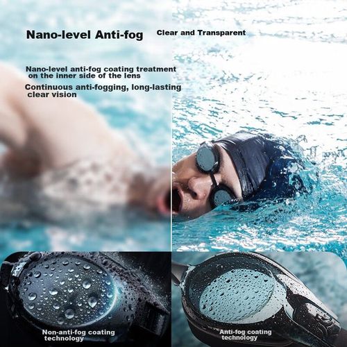 Goggles para natación JINGDONG antivaho impermeables Unisex