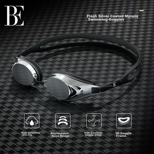 Goggles de natación BALNEAIRE unisex con graduación para miopía 700 dioptrías