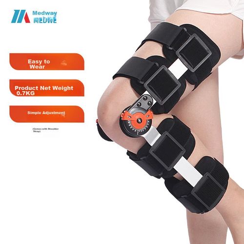 Rodillera ajustable con fijación mejorada de 52 cm