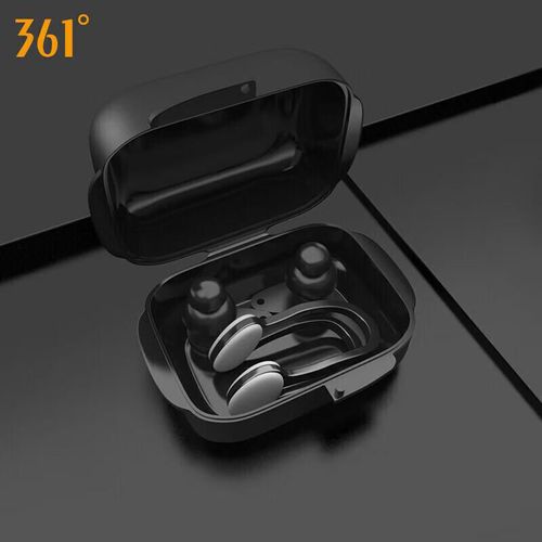 Set de clip nasal y tapones de silicona 361° impermeables para natación