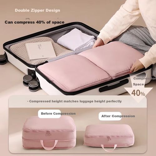 Bolsas de Compresión para Ropa de Poliéster a prueba de polvo y humedad Mediana y Grande