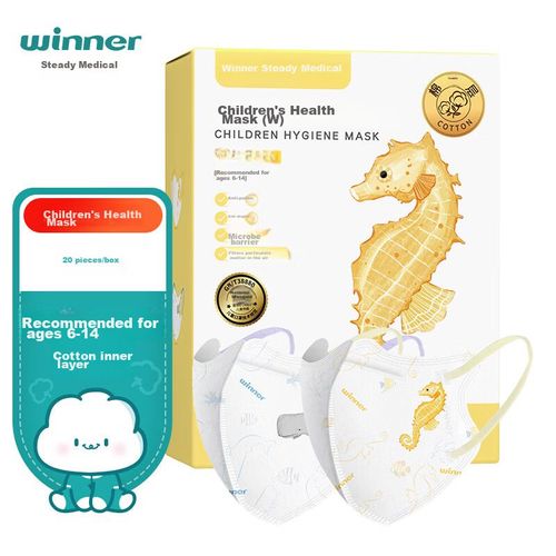 Cubrebocas Winner Diseño 3D Talla M Para Niños 6-14 Años Unisex