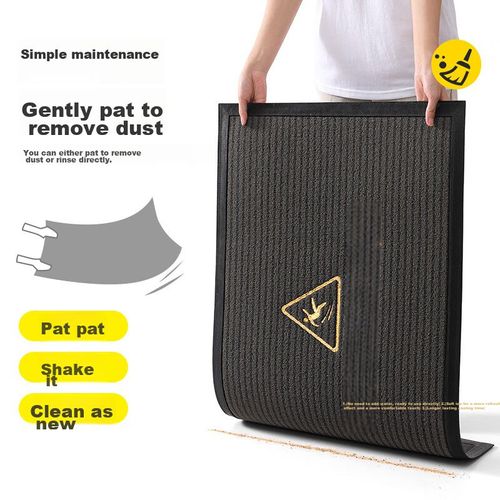 Tapete Boneng Antiderrapante Gris 60X90 Cm