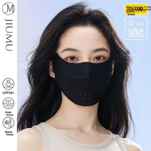 Cubrebocas Jiumu 3D Seda Fría Transpirable Para Mujer