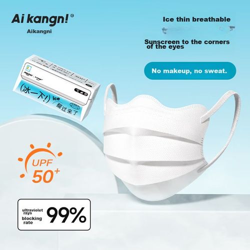 Cubrebocas Aikangni Nube Blanco Glaciar Unisex