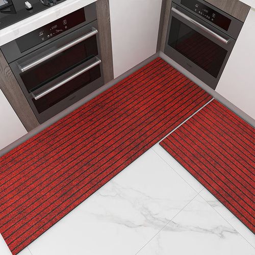 Tapete Modouyu Antideslizante Rojo 60X90 Cm