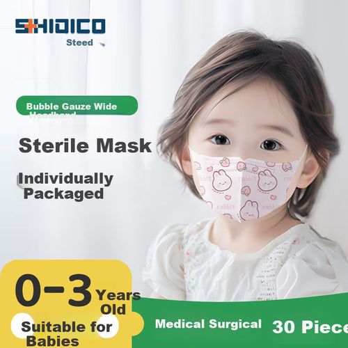 Cubrebocas Shidico Niños 0-3 Años Diseño Conejito Unisex