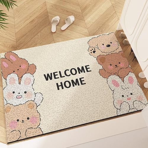 Tapete Yishang Felpudo Recortable Antideslizante