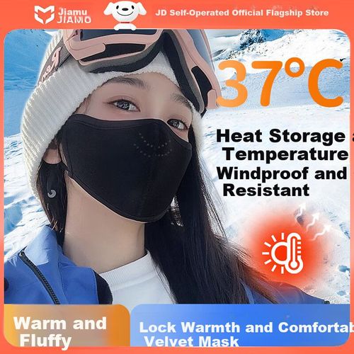 Cubrebocas Jiamu Térmico Negro Unisex