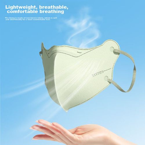 Cubrebocas Ankexin Kn95 Verde Morandi Unisex