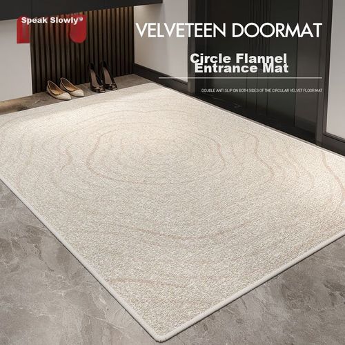 Tapete Slow Speak Antideslizante Beige 60X90 Cm Recortable