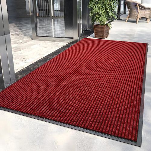 Tapete Modouyu Antideslizante Rojo Oscuro 80X120 Cm