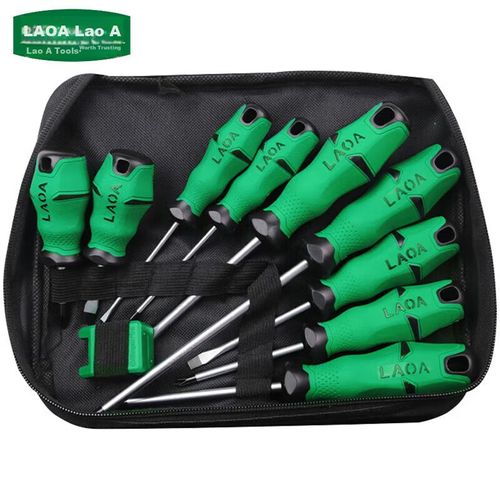 Desarmador Laoa Juego 9 Piezas Magnético Cr-V