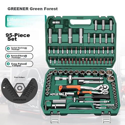 Juego De Herramientas Greener 28808/-10-8/12 95 Piezas