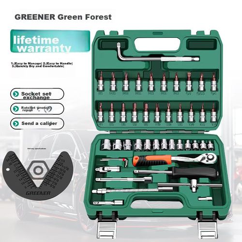 Juego De Herramientas Greener 48 Piezas