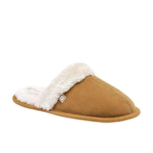 Mora Confort Pantufla para mujer camel beige, Cod.136608