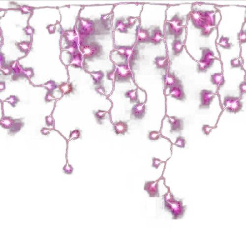 Cascada de Luces LED Rosa 500 Focos – Navidad Interior/Exterior – Bajo Consumo – Kyuden Home