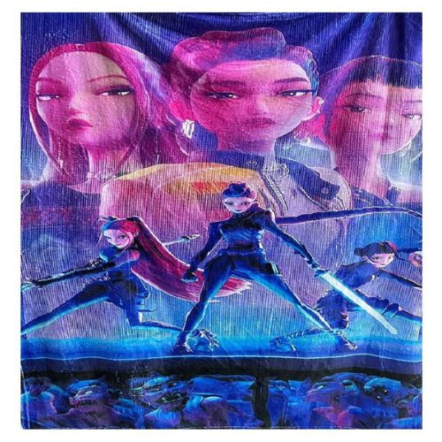 Exclusiva! Cobija Frazada Ultra Suave K-Pop Demon Hunters