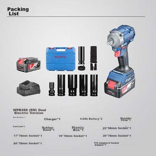 Llave De Impacto Eléctrica Dongcheng Wpb358Em 20V