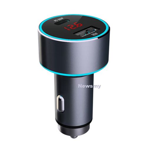 Cargador De Coche Newsmy Pd100W Tipo C Negro