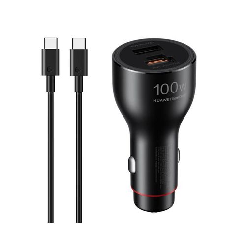 Cargador De Coche Huawei 100W Usb-A Y Usb-C Negro