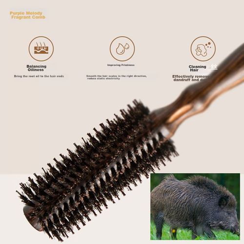 Cepillo rizador Ziyunshuxiang J-3 cerdas naturales