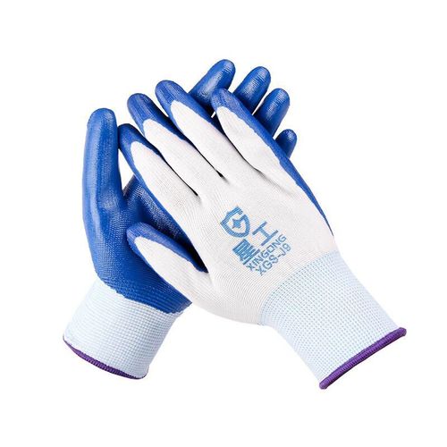Guantes Xinggong XGS-J9P Nitrilo Reforzado Antideslizante Laboral Unisex