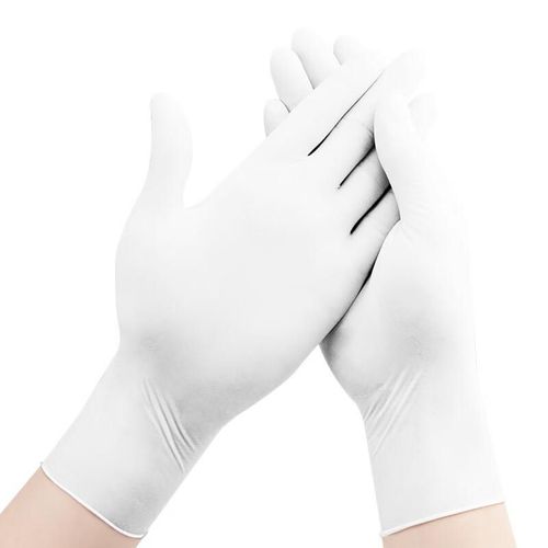 Guantes JIAZHANLI nitrilo blanco extra grueso talla S para laboratorio unisex