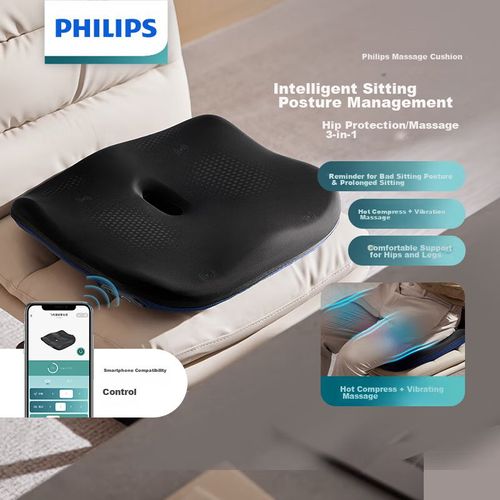 Masajeador Cojín Philips V32023.0816 3 Funciones Terapia Calor