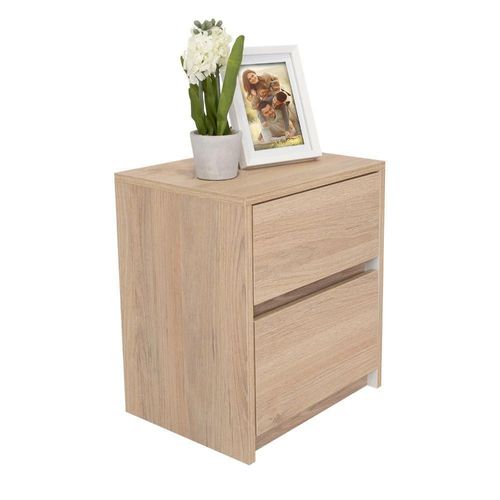 Buró Ozzan Beige y Blanco