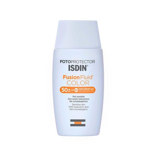 Isdin Fotoprotector Fusion Fluid FPS 50+ Con color para piel sensible 50 ml