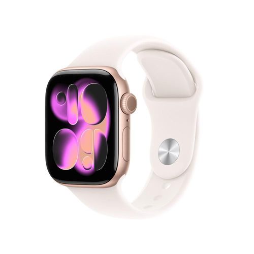 Apple Watch MEU04AM/A S11 GPS 42mm Alum Oro Rosa Dep Blan Estelar S/M