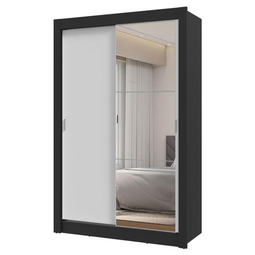 Ropero Closet Madesa Vivare 2 Puertas 1 Espejo NB 11