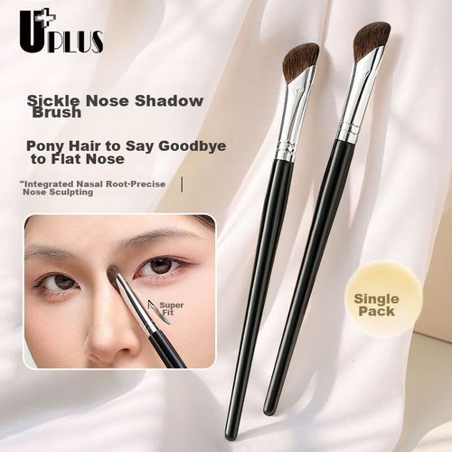 Brocha De Maquillaje Uplus Contorno Nariz Forma Hoz