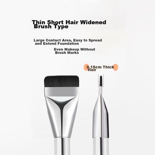 Brocha De Maquillaje Meifuyu Mf8312 Ultra Delgada Para Base