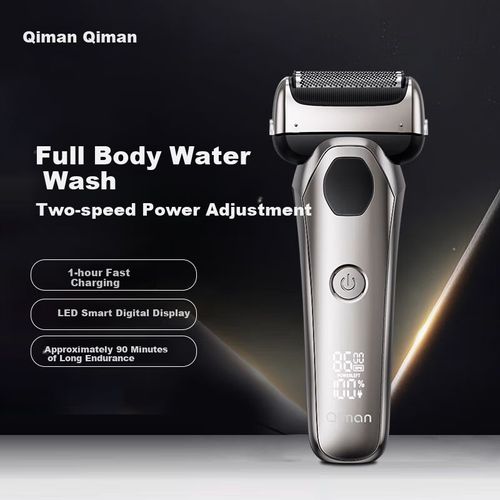 Afeitadora Eléctrica Qiman Qm6101 Recargable Hombre
