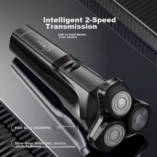 Afeitadora Eléctrica Qiman Qm8000 Rotativa Lavable Para Hombre