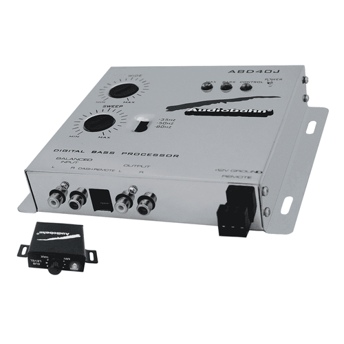 Procesador de Bajos Audiobahn para Auto ABD40J – Alta Fidelidad y Control de Graves