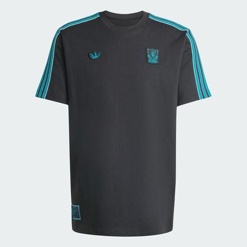 Playera fútbol LFC ICON Adidas para hombre manga corta Negro