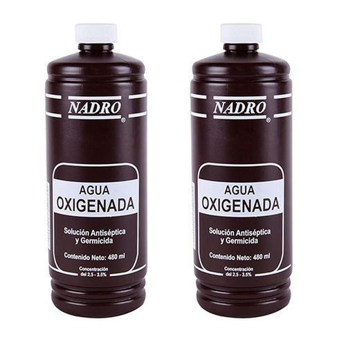 AGUA OXIGENADA NADRO 2 PZS 480 ML