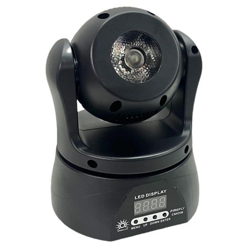 Mini Cabeza Robotica Beam LED RGBW + Laser Multipuntos FIREFLY