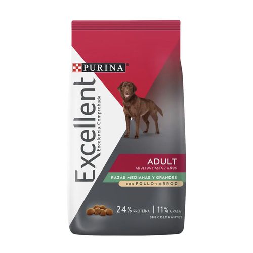 Pro plan excellent adulto razas medianas y grandes 4 kg