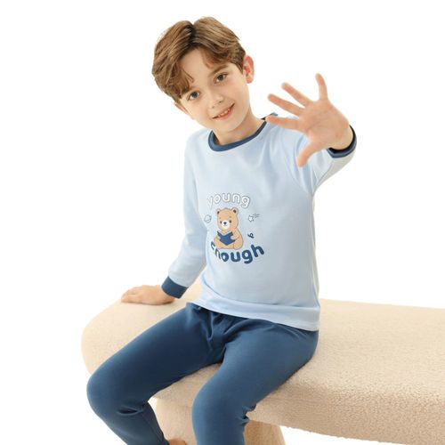 Conjunto térmico de algodón para niños