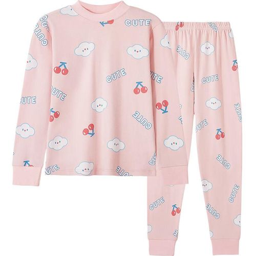 Conjunto de ropa interior para niña de algodón 3 pzas camiseta pantalón y suéter